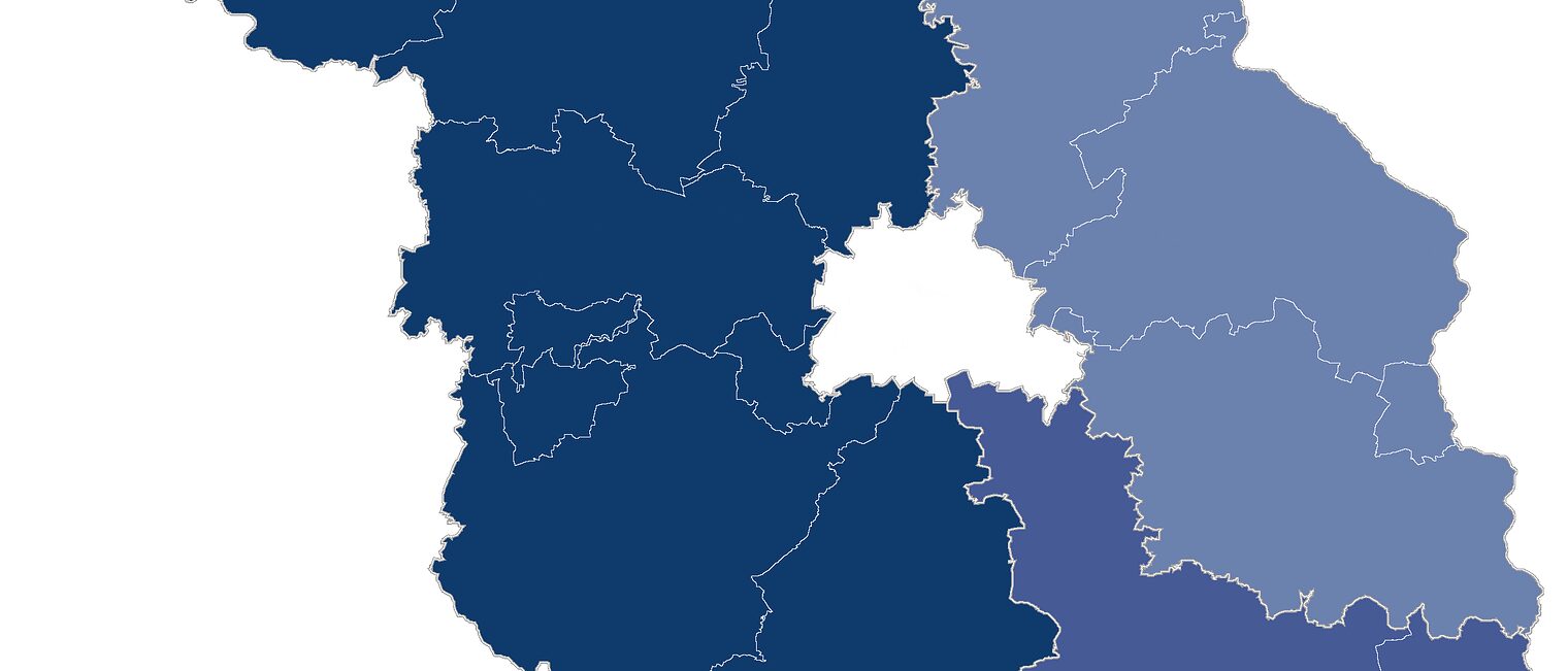 Karte Brandenburg Schlagwort(e): Karte, Ostbrandenburg, Potsdam, Cottbus, Berlin, IHK, Bezirke, Bezirk, Umrisse, Brandenburg, Karte, Ostbrandenburg, Potsdam, Cottbus, Berlin, IHK, Bezirke, Bezirk, Umrisse, Brandenburg