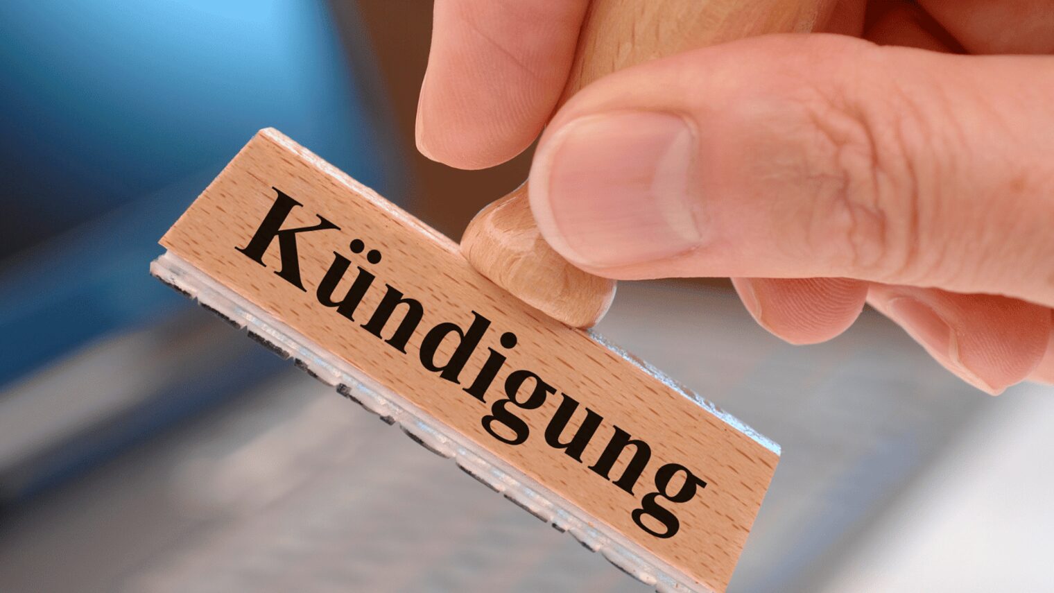 Kündigung Stempel 